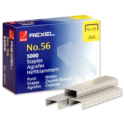 Rexel 56 Staples 6mm [Pack 5000]